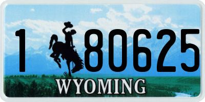 WY license plate 180625