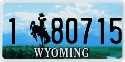 WY license plate 180715