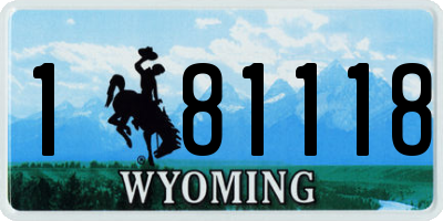 WY license plate 181118