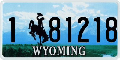WY license plate 181218