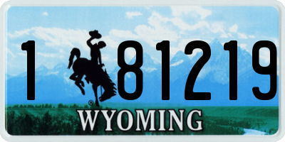 WY license plate 181219