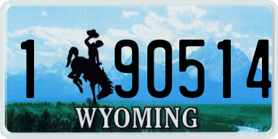 WY license plate 190514