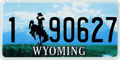 WY license plate 190627