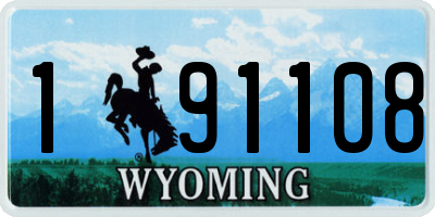 WY license plate 191108