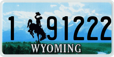 WY license plate 191222