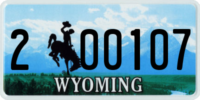 WY license plate 200107