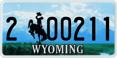 WY license plate 200211