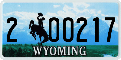 WY license plate 200217