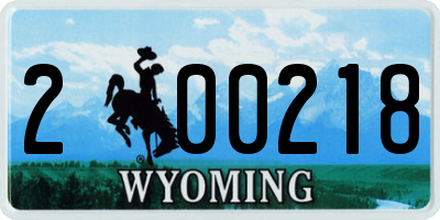 WY license plate 200218