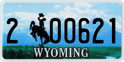 WY license plate 200621