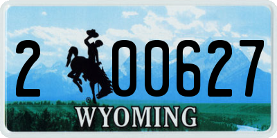 WY license plate 200627