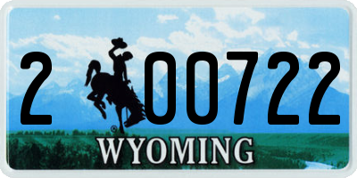 WY license plate 200722