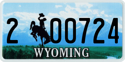 WY license plate 200724