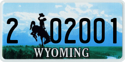 WY license plate 202001