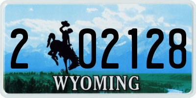 WY license plate 202128