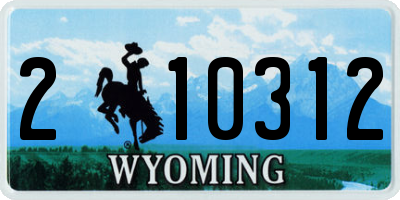 WY license plate 210312