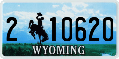 WY license plate 210620