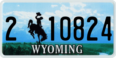 WY license plate 210824