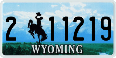 WY license plate 211219