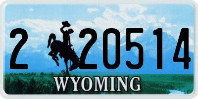 WY license plate 220514