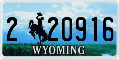 WY license plate 220916