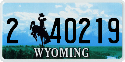 WY license plate 240219