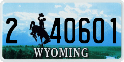 WY license plate 240601