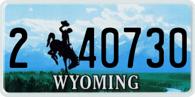 WY license plate 240730