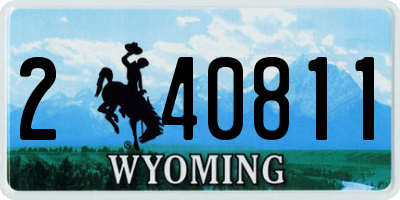 WY license plate 240811