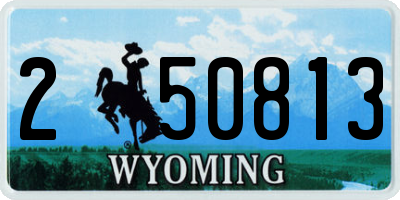 WY license plate 250813