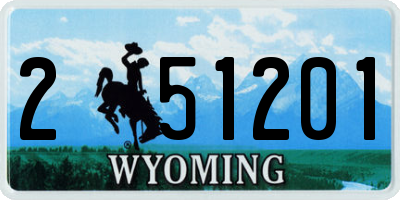WY license plate 251201
