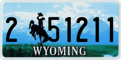 WY license plate 251211