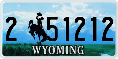 WY license plate 251212
