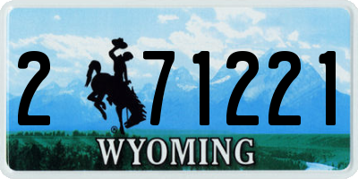 WY license plate 271221