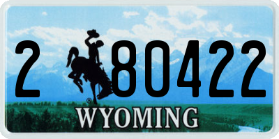 WY license plate 280422