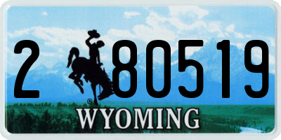 WY license plate 280519