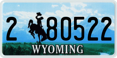 WY license plate 280522