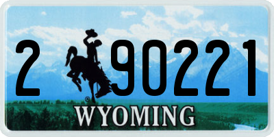 WY license plate 290221