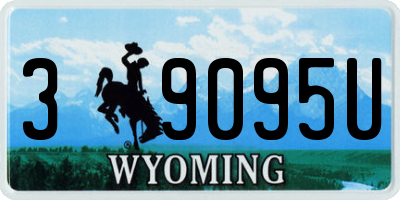 WY license plate 39095U
