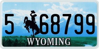 WY license plate 568799