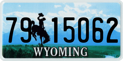 WY license plate 7915062