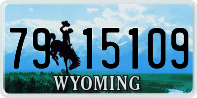 WY license plate 7915109