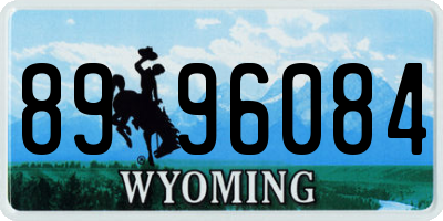 WY license plate 8996084
