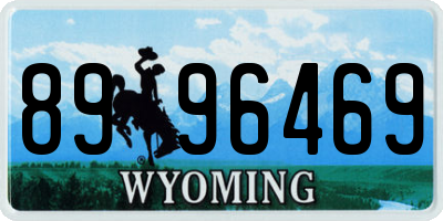 WY license plate 8996469