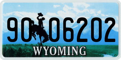 WY license plate 9006202