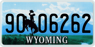 WY license plate 9006262