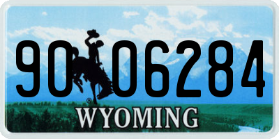 WY license plate 9006284