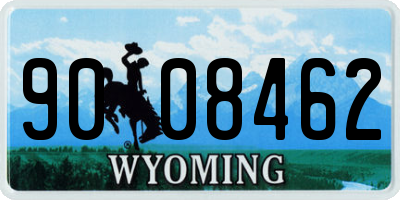 WY license plate 9008462