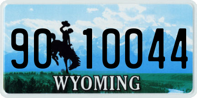 WY license plate 9010044