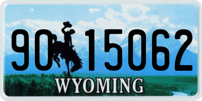 WY license plate 9015062